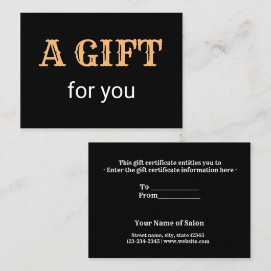 Carte De Visite simple minimum ajouter votre nom adresse texte log (Devant / Derrière)