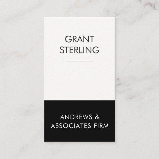 Carte De Visite Simple Modern Certified Public Accountant CPA (Devant)