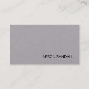 Carte De Visite Simple MOdern Professional Gris gris