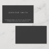 Carte de visite simple moderne (Devant / Derrière)