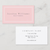 Carte De Visite Simple Moderne (Devant / Derrière)