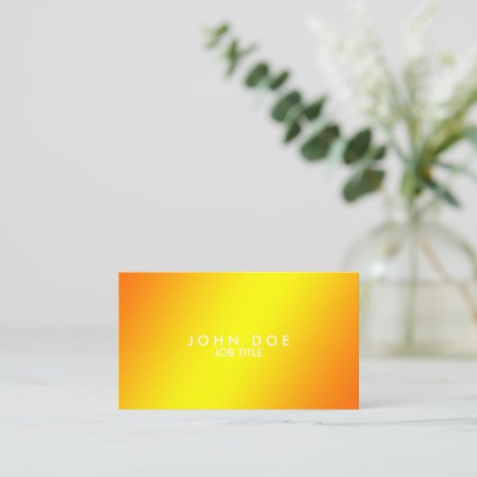 Carte de visite || || simple moderne (Debout devant)