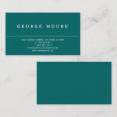 Carte de visite simple moderne (Devant / Derrière)