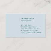 Carte de visite Simple Moderne Bonjour (Dos)