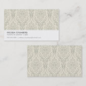 CARTE DE VISITE simple moderne damé (Devant / Derrière)