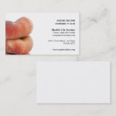 Carte de visite simple moderne de nutritionniste (Devant / Derrière)