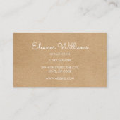 Carte De Visite Simple moderne Hello Russe Kraft (Dos)