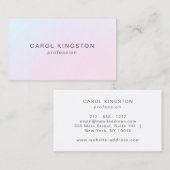 Carte De Visite Simple Moderne Lumière Holographique Profession de (Devant / Derrière)