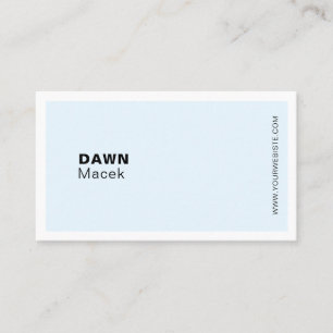 Carte De Visite Simple, moderne, minimaliste et tendance