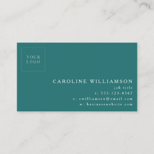 Carte De Visite Simple Moderne Minimaliste Logo Professionnel Émer