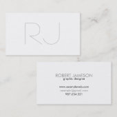 Carte de visite simple moderne professionnel (Devant / Derrière)