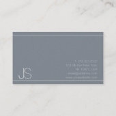 Carte De Visite Simple moderne professionnel élégant luxe (Dos)
