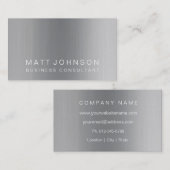 Carte de visite simple moderne professionnel en (Devant / Derrière)