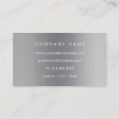 Carte de visite simple moderne professionnel en (Dos)