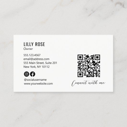 Carte De Visite Simple moderne professionnel Turquoise bleu (Dos)