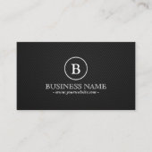 Carte de visite simple Monogram Wine Guide (Devant)