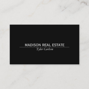 Carte De Visite Simple (noir)