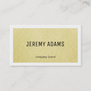 Carte De Visite Simple   Parchemin   Bordure