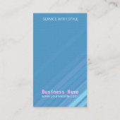 Carte de visite simple Pasteli Blue (Dos)