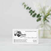 Carte De Visite Simple Pellage de neige (Debout devant)