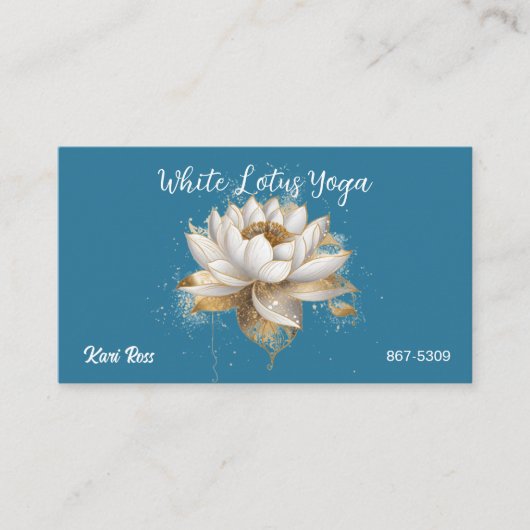 Carte de visite simple personnalisable (Devant)