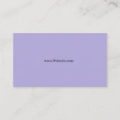 Carte de visite SIMPLE PERSONNALISÉ (Dos)