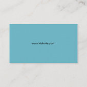 Carte de visite SIMPLE PERSONNALISÉ (Dos)