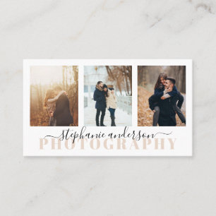 Carte De Visite Simple photo minimaliste