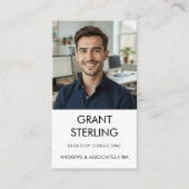 Carte De Visite Simple Photo Professionnel (Devant)