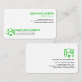 Carte De Visite Simple Plain Moderne Professionnel Design Élégant  (Devant / Derrière)