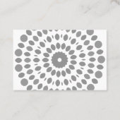 Carte de visite simple pour Pilates ou professeur (Dos)