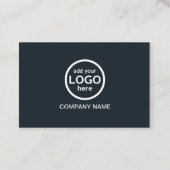 Carte De Visite Simple Professional 2 couleurs ajouter votre logo  (Dos)