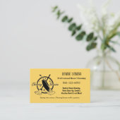 Carte De Visite Simple Professional House Cleaning Business Cards (Debout devant)
