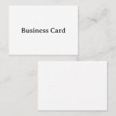 Carte De Visite Simple Professional Squared Mighty 3,5" x 2,5" (Devant / Derrière)