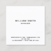 Carte de visite simple professionnel (Devant)