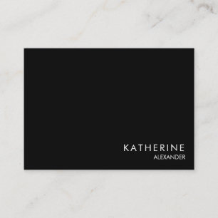 Carte De Visite Simple & Professionnel B/N