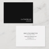 Carte De Visite Simple & Professionnel B/N (Devant / Derrière)
