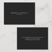 Carte de visite simple professionnel de Chubby (Devant / Derrière)