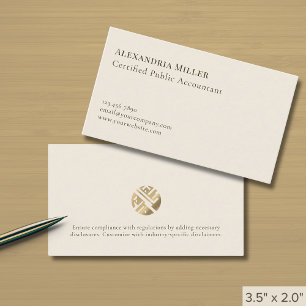 Carte De Visite Simple professionnel élégant