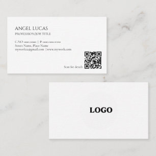 Carte De Visite Simple professionnel minimaliste