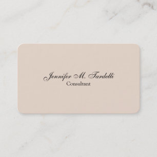 Carte De Visite Simple professionnel minimaliste