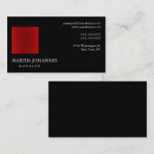 Carte de visite simple professionnel moderne (Devant / Derrière)