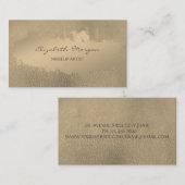 Carte De Visite Simple Professionnel, Peinture Strot, Revêtement E (Devant / Derrière)