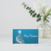 Carte De Visite Simple promotion professionnelle de Noël (Debout devant)