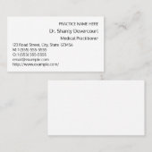 Carte de visite simple, respectueux et humble (Devant / Derrière)