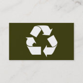 Carte De Visite simple réutilisez (Dos)