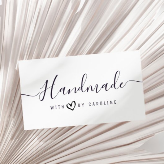 Carte De Visite simple script Entreprise artisanale