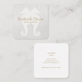Carte de visite simple Seahorse (Devant / Derrière)