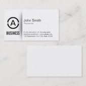 Carte de visite simple simple de pharmacien de (Devant / Derrière)