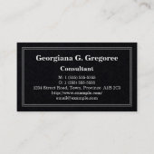 Carte de visite simple, simple et minimal (Devant)